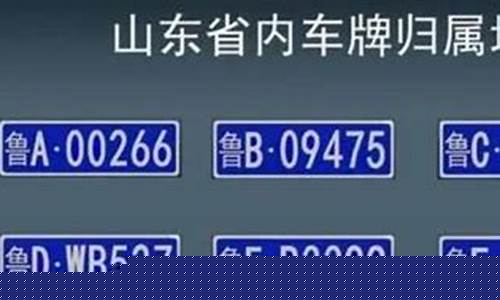 鲁s是山东哪里的车牌号