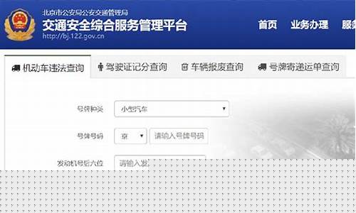 交通违章查询及处理_交通违章查询及处理方法
